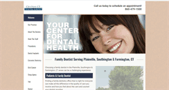 Desktop Screenshot of centralctdental.com